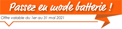 Passer en mode batterie !